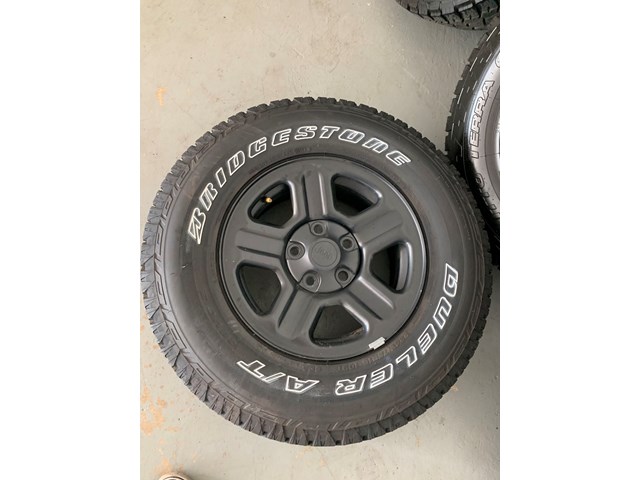 2017 Jeep Wrangler  set of rims and Tires