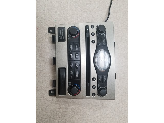 07 08 INFINITI G35 FACE PLATE HEAT AC CLIMATE TEMPERATURE CONTROL W/DUAL ZONE