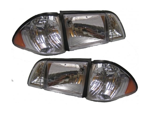 1987-1993 6pc Euro Headlights