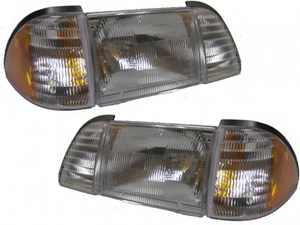 1987-1993 STOCK 6pc Headlight Set