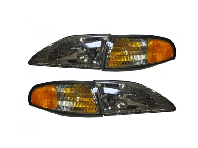 1994-1998 SMOKE Cobra Headlights with Stock Side Marker