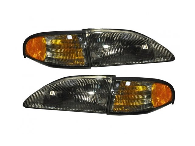 1994-1998 Stock Smoked 4pc Headlight