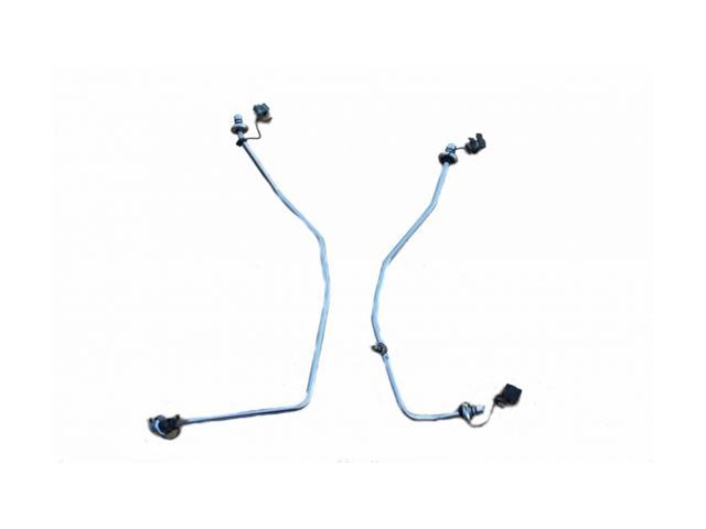 1987-1993 Mustang 5.0L Chrome Fuel Rail Hard Extension Lines