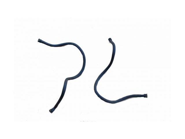 1987-1993 Mustang 5.0 Rubber Lines from Metal Lines to Tank (Pair)