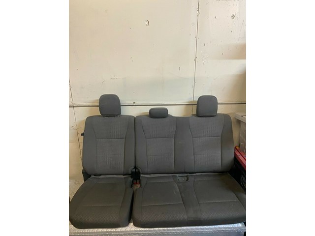 2015-2019 Ford F150 Rear Bench Seat Med Grey/Drk Grey Pattern Cloth Crew Cab OEM