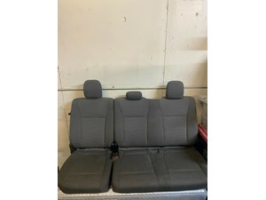 2015-2019 Ford F150 Rear Bench Seat Med Grey/Drk Grey Pattern Cloth Crew Cab OEM