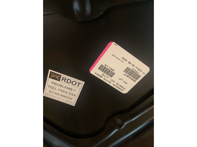 2006 Toyota Corolla Hood