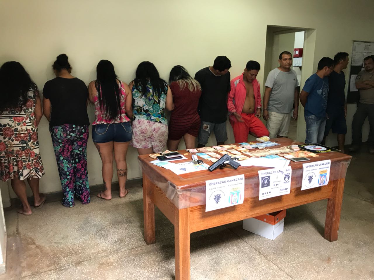 Presos na operação Banzeiro Presos na operação Banzeiro