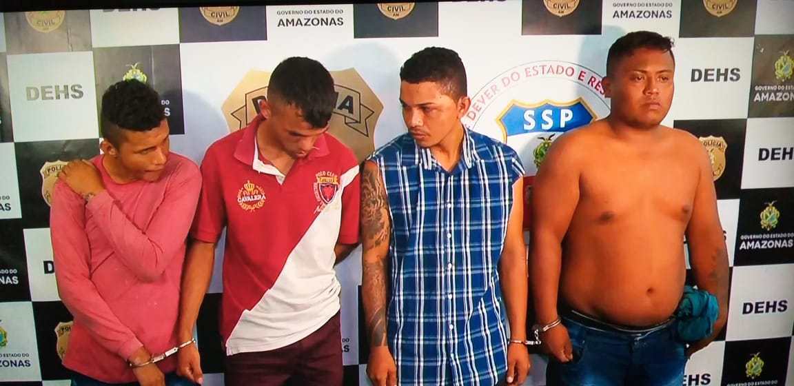Quatro envolvidos na morte de sargento são presos e arma do PM é recuperada Quatro envolvidos na morte de sargento são presos e arma do PM é recuperada