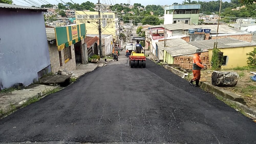 Prefeitura leva servi&ccedil;os de recupera&ccedil;&atilde;o asf&aacute;ltica a ruas na zona Norte &ndash;  Portal do Marcos Santos - Portal do Marcos Santos