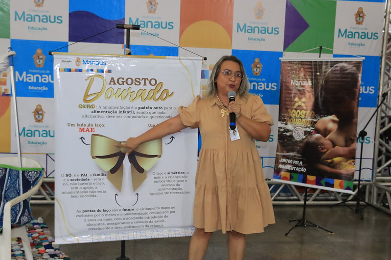 Prefeitura realiza programa&ccedil;&atilde;o para fortalecer a amamenta&ccedil;&atilde;o no Agosto  Dourado - Portal do Marcos Santos