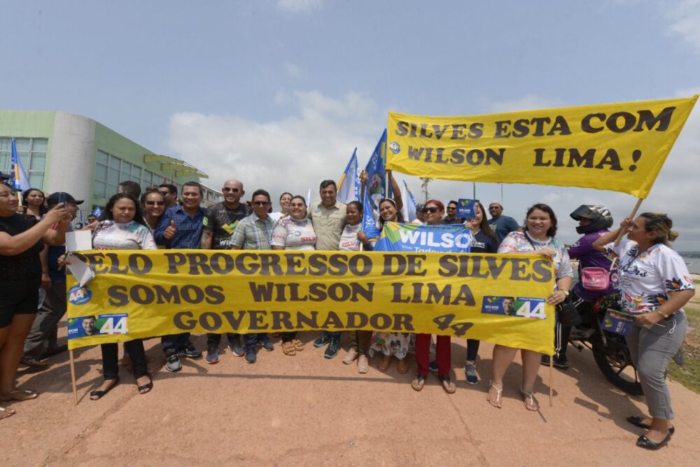 Em Silves, Wilson destaca investimento de R$ 38 milh&otilde;es e agradece apoio do  prefeito - Portal do Marcos Santos