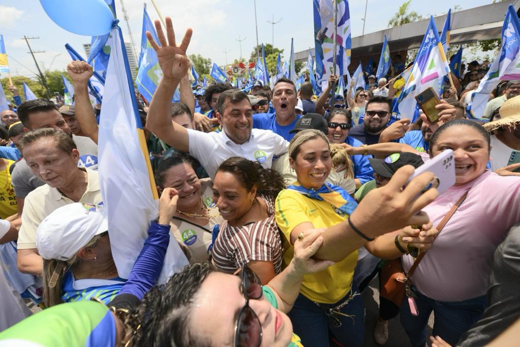 Wilson encerra campanha em Manaus e ressalta prioridade na área social e geração de empregos - Portal do Marcos Santos