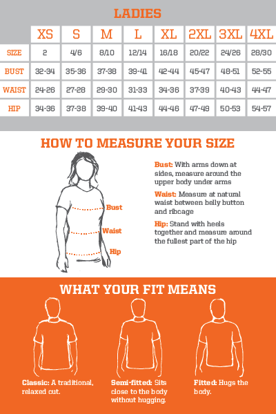 Sizing Chart