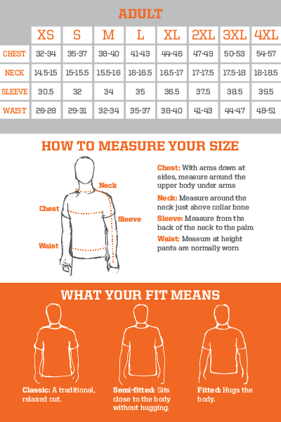 Sizing Chart