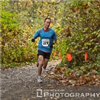 Runner on the Carkeek Park trail run course