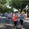 Runners in action
