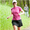 A runner on the course