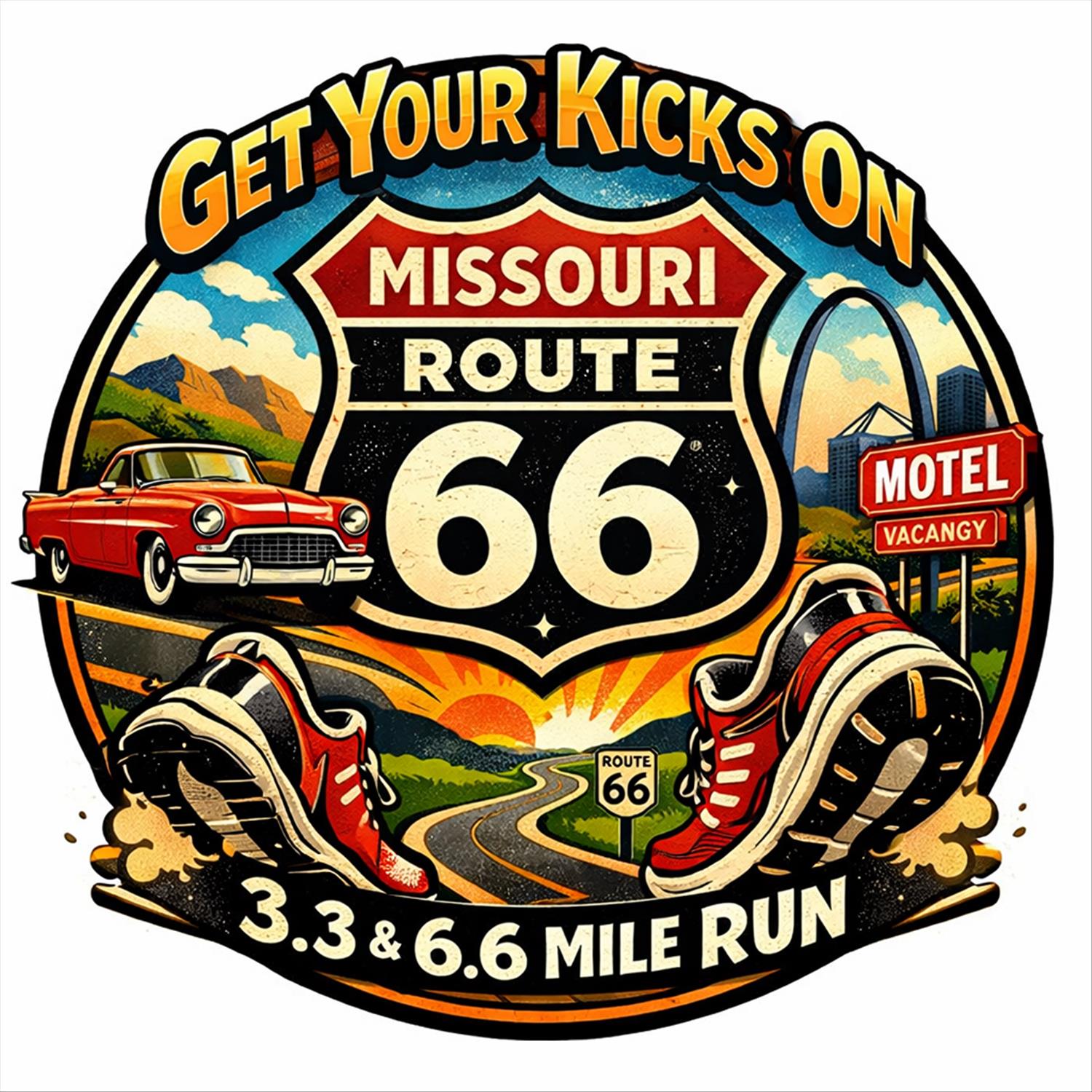 Get Your Kicks on Route 66 Run/Walk