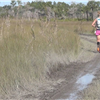 Runner on trail