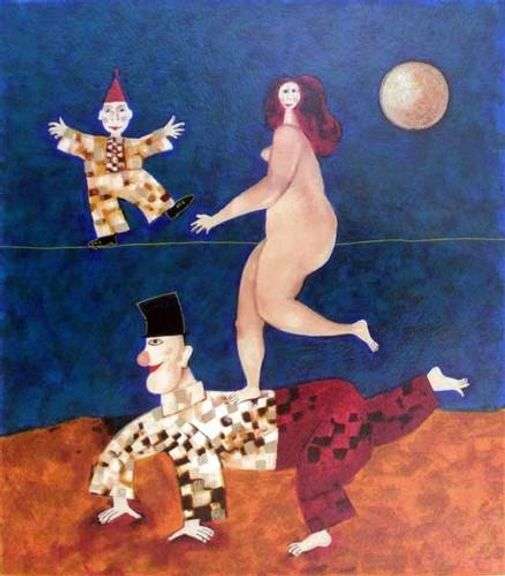 Rare Harry Guttman Playtime Serigraph