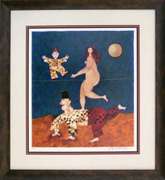 Rare Harry Guttman 'Playtime' Framed Serigraph
