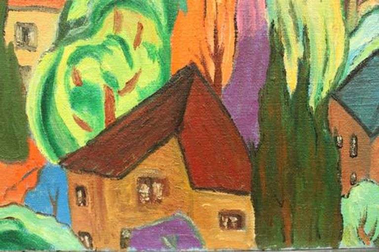 Manor Shadian Original Signed Oil