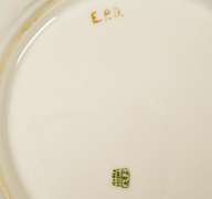 Two Vintage T&V Limoges France White China Plates