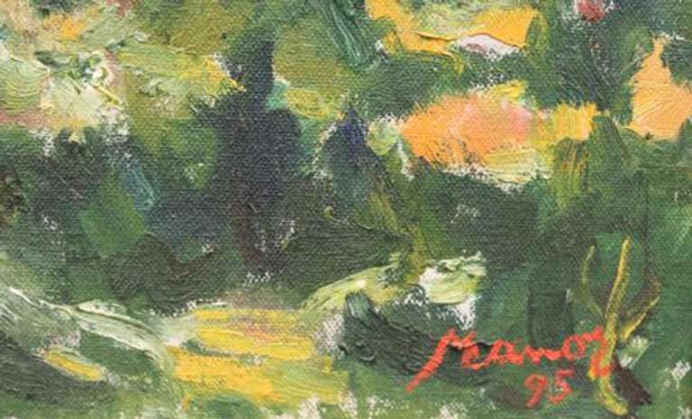 HIGHLY COLLECTIBLE LANDSCAPE OIL BY MANOR SHADIAN