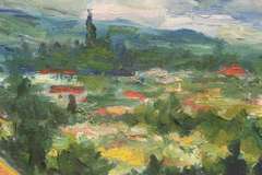 HIGHLY COLLECTIBLE LANDSCAPE OIL BY MANOR SHADIAN