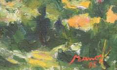 HIGHLY COLLECTIBLE LANDSCAPE OIL BY MANOR SHADIAN