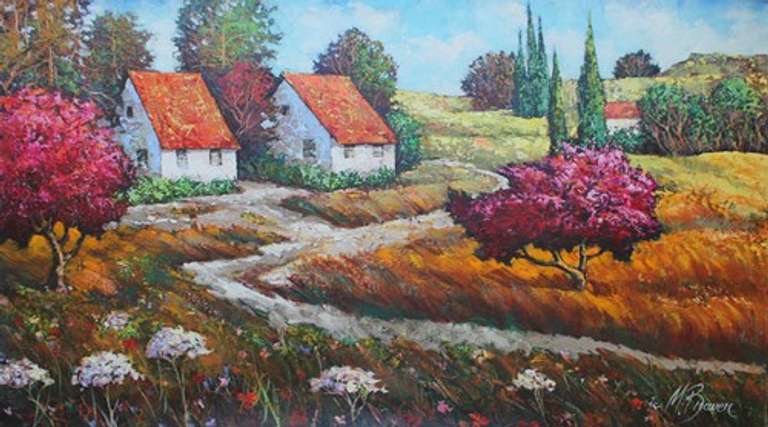 Mark Braver Signed Original Oil