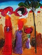 Moshe Leider Original Watercolor
