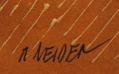 Moshe Leider Original Watercolor