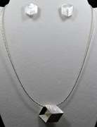 Brand New 925 Sterling Silver Pendant & Earrings Set