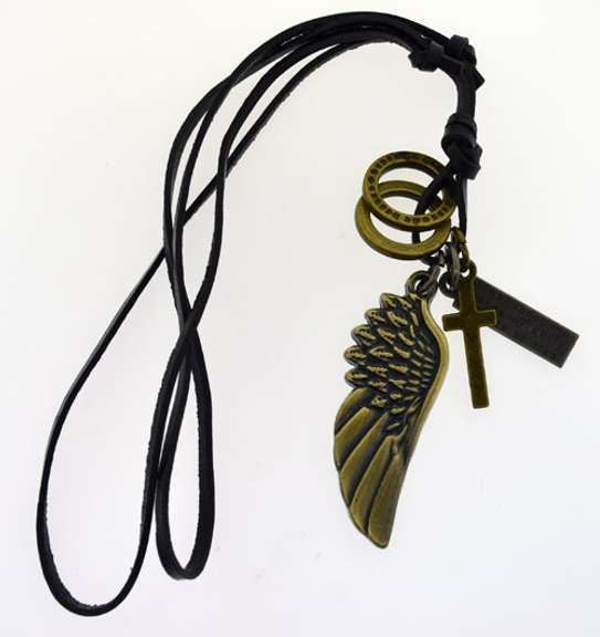 Men's Charm Chocker Pendant Necklace