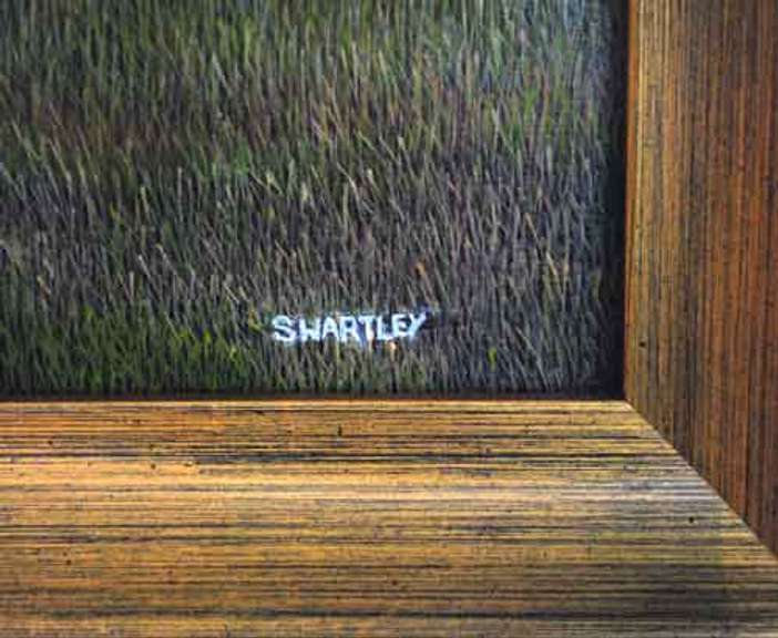 Absolutely Stunning Original Oil, County Antique Shop C. SWARTLEY Country Antique Shop