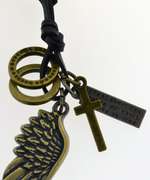 Men's Charm Chocker Pendant Necklace