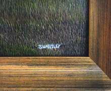 Absolutely Stunning Original Oil, County Antique Shop C. SWARTLEY Country Antique Shop