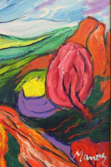 MANOR SHADIAN, SPRING VALLEY, ACRYLIC ON CANVAS
