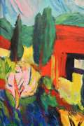 Original Landscape Scene, Manor Shadian MANOR SHADIAN HAWAIIAN LANDSCAPE