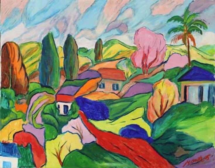 BEAUTIFUL LARGE ORIGINAL BY SHADIAN