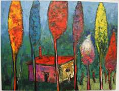 BEAUTIFUL ORIGINAL OIL ON CANVAS BY ARCADIO BOYER