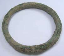 3 - 10TH C CAMBODIA ANGKOR BRONZE BANGLE BRACELETS