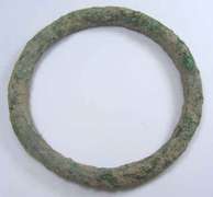 3 - 10TH C CAMBODIA ANGKOR BRONZE BANGLE BRACELETS