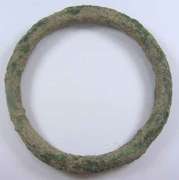 3 - 10TH C CAMBODIA ANGKOR BRONZE BANGLE BRACELETS