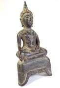 18th century Antique Genuine Bronze Buddha Statue COA