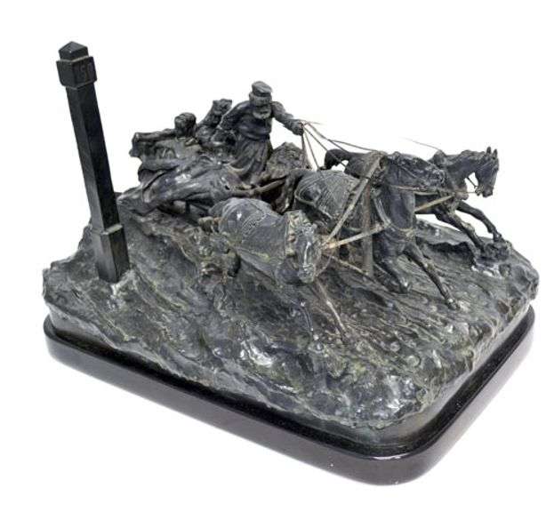 Rare Grachev Competitor of Faberge Russian Antique Bronze