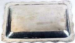 COLLECTIBLE STERLING SILVER TRAY, 1240gr.