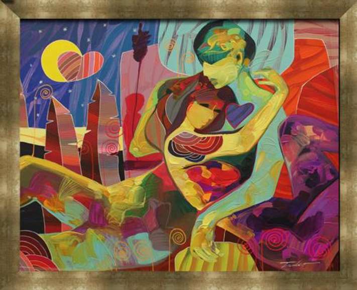 EXQUISITE ORIGINAL ACRYLIC ON CANVAS BY TADEO